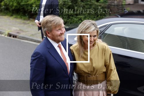 Hilversum 30 juni 2021
Koning Willem Alexander en Koningin Maxima arriveren bij theater Gooiland voor de uitreiking van de appeltjes van Oranje .