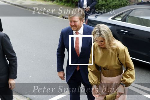 Hilversum 30 juni 2021
Koning Willem Alexander en Koningin Maxima arriveren bij theater Gooiland voor de uitreiking van de appeltjes van Oranje .
