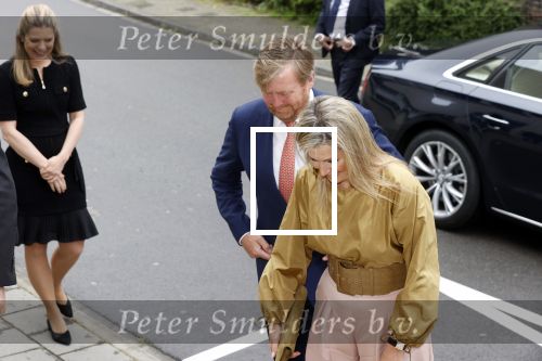 Hilversum 30 juni 2021
Koning Willem Alexander en Koningin Maxima arriveren bij theater Gooiland voor de uitreiking van de appeltjes van Oranje .