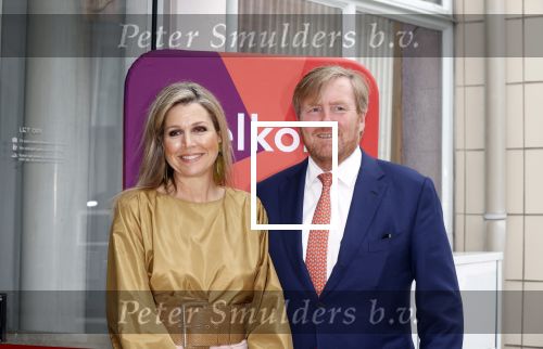Hilversum 30 juni 2021
Koning Willem Alexander en Koningin Maxima arriveren bij theater Gooiland voor de uitreiking van de appeltjes van Oranje .