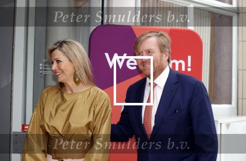 Hilversum 30 juni 2021
Koning Willem Alexander en Koningin Maxima arriveren bij theater Gooiland voor de uitreiking van de appeltjes van Oranje .