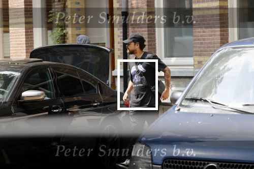 Amsterdam 19 juli 2021
Glennis Grace en haar  vriend LÃ©vy Simon op straat in Amsterdam zuid.