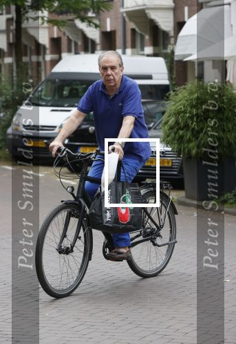 Amsterdam 10 juli 2021
Maarten Spanjer op de fiets in Amsterdam zuid