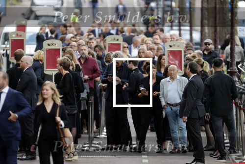 Amsterdam 22 juli 2021
Herdenkingsdienst van Peter R de Vries in Carre . Matthijs v Nieuwkerk kwam met zijn nieuwe vriendin Martha Riemsma