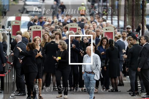 Amsterdam 22 juli 2021
Herdenkingsdienst van Peter R de Vries in Carre . Matthijs v Nieuwkerk kwam met zijn nieuwe vriendin Martha Riemsma