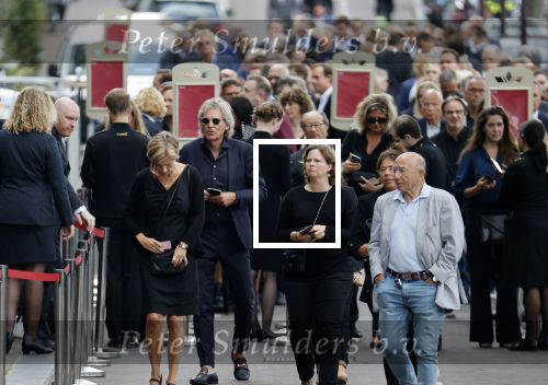 Amsterdam 22 juli 2021
Herdenkingsdienst van Peter R de Vries in Carre . Matthijs v Nieuwkerk kwam met zijn nieuwe vriendin Martha Riemsma