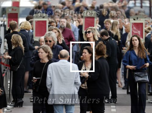Amsterdam 22 juli 2021
Herdenkingsdienst van Peter R de Vries in Carre . Matthijs v Nieuwkerk kwam met zijn nieuwe vriendin Martha Riemsma