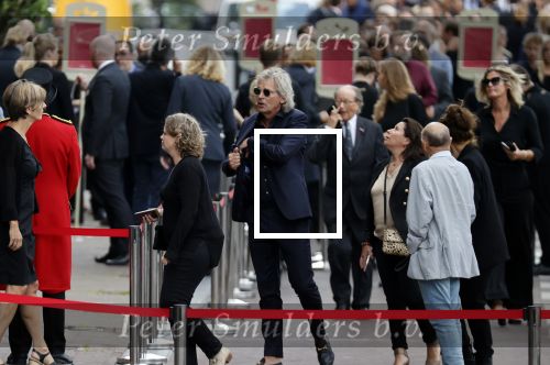 Amsterdam 22 juli 2021
Herdenkingsdienst van Peter R de Vries in Carre . Matthijs v Nieuwkerk kwam met zijn nieuwe vriendin Martha Riemsma