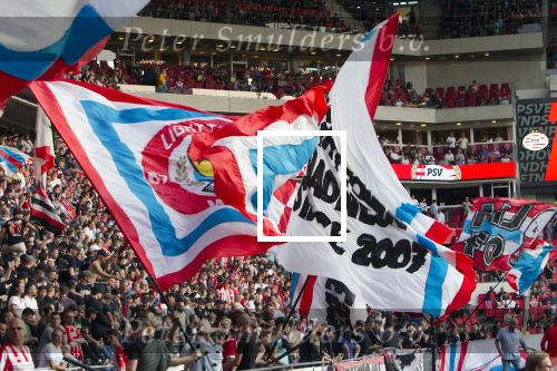 Eindhoven, 21 Juli 2021
PSV-Galatasaray, eindstand 5-1
PSV Publiek met nieuwe vlag PSV Lighttown