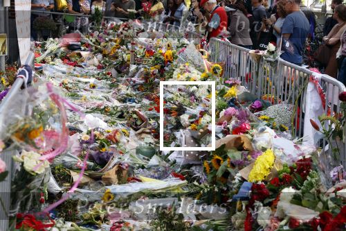 Amsterdam 16 juli 2021
Bloemenzee op de lange leidsedwarsstraat waar Peter R de Vries neergeschoten/ vermoord  is