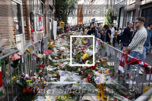 Amsterdam 16 juli 2021
Bloemenzee op de lange leidsedwarsstraat waar Peter R de Vries neergeschoten/ vermoord  is