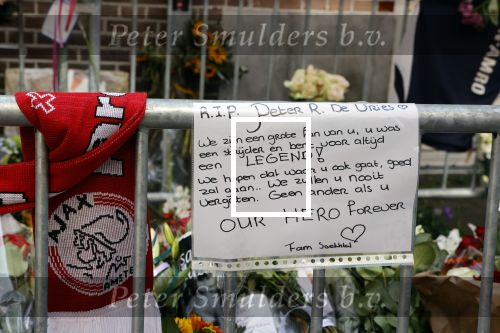 Amsterdam 16 juli 2021
Bloemenzee op de lange leidsedwarsstraat waar Peter R de Vries neergeschoten/ vermoord  is