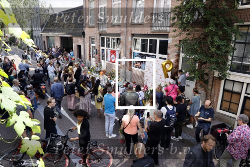 Amsterdam 16 juli 2021
Bloemenzee op de lange leidsedwarsstraat waar Peter R de Vries neergeschoten/ vermoord  is