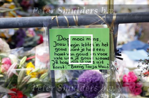 Amsterdam 16 juli 2021
Bloemenzee op de lange leidsedwarsstraat waar Peter R de Vries neergeschoten/ vermoord  is
