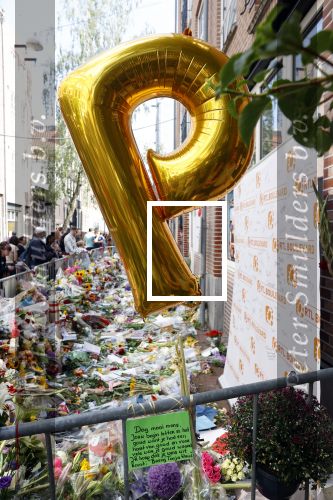 Amsterdam 16 juli 2021
Bloemenzee op de lange leidsedwarsstraat waar Peter R de Vries neergeschoten/ vermoord  is