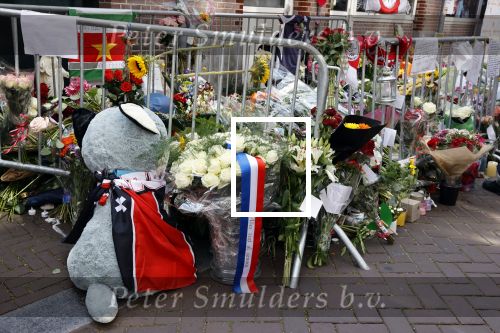 Amsterdam 16 juli 2021
Bloemenzee op de lange leidsedwarsstraat waar Peter R de Vries neergeschoten/ vermoord  is