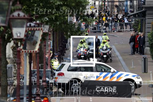 Amsterdam 22 juli 2021
Herdenkingsdienst van Peter R de Vries in Carre .