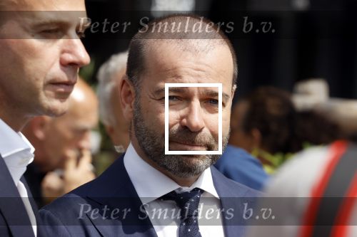 Amsterdam 22 juli 2021
Herdenkingsdienst van Peter R de Vries in Carre . Sven Sauve en Peter v d Vorst