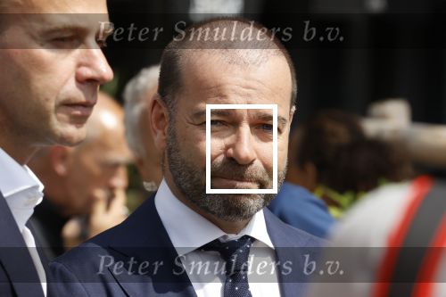 Amsterdam 22 juli 2021
Herdenkingsdienst van Peter R de Vries in Carre . Sven Sauve en Peter v d Vorst