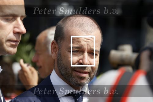 Amsterdam 22 juli 2021
Herdenkingsdienst van Peter R de Vries in Carre . Sven Sauve en Peter v d Vorst