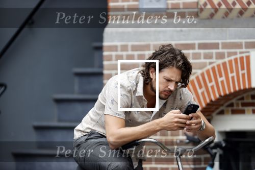 Amsterdam 6 juli 2021
Renze Klamer op een OV fiets in Amsterdam.