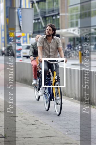 Amsterdam 6 juli 2021
Renze Klamer op een OV fiets in Amsterdam.