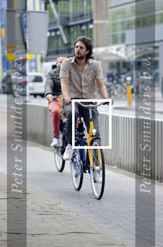 Amsterdam 6 juli 2021
Renze Klamer op een OV fiets in Amsterdam.