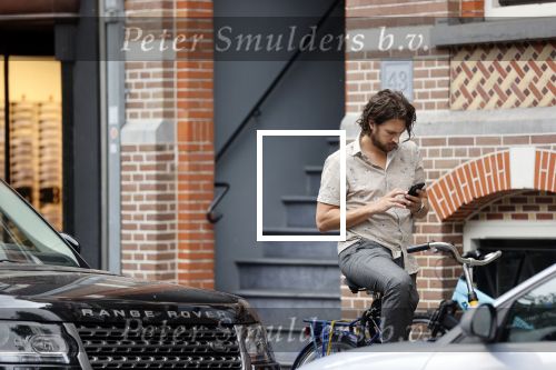 Amsterdam 6 juli 2021
Renze Klamer op een OV fiets in Amsterdam.