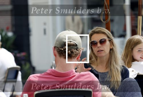 Amsterdam 10 juli 2021
Onno Aerden op terras bij George met zijn vrouw Susan Smit