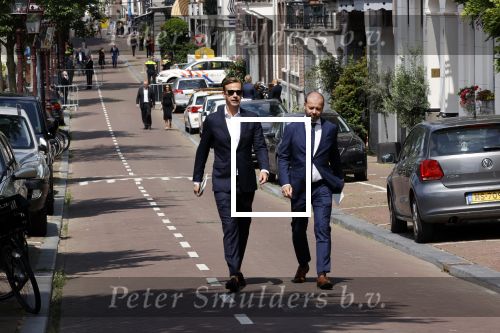 Amsterdam 22 juli 2021
Herdenkingsdienst van Peter R de Vries in Carre . Sven Sauve en Peter v d Vorst