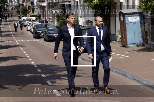 Amsterdam 22 juli 2021
Herdenkingsdienst van Peter R de Vries in Carre . Sven Sauve en Peter v d Vorst