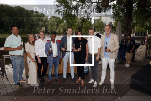 Amsterdam 8 juli 2021
Terras feestje van Talkies bij Strand zuid. gasten Talkies