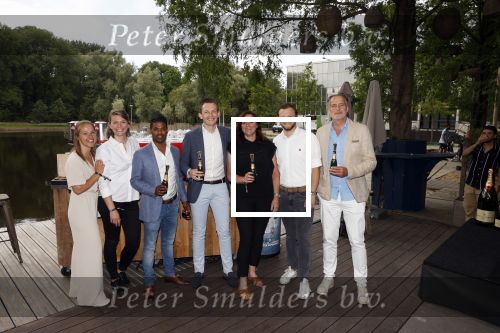 Amsterdam 8 juli 2021
Terras feestje van Talkies bij Strand zuid. gasten Talkies