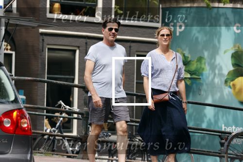 Amsterdam 17 juni 2021
Twan Huys met zijn vrouw in het centrum van Amsterdam