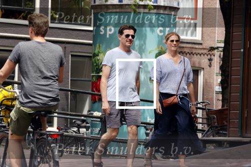 Amsterdam 17 juni 2021
Twan Huys met zijn vrouw in het centrum van Amsterdam