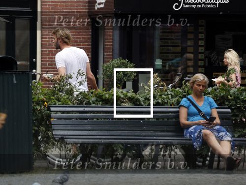 Amsterdam 17 juni 2021
Vivian Reys en haar ex  Dirk Hoorn halen een ijsje in Amsterdam zuid.