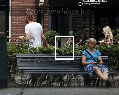 Amsterdam 17 juni 2021
Vivian Reys en haar ex  Dirk Hoorn halen een ijsje in Amsterdam zuid.