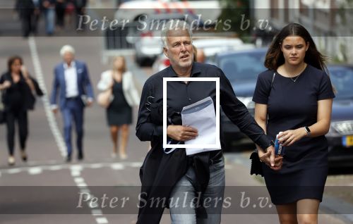 Amsterdam 22 juli 2021
Herdenkingsdienst van Peter R de Vries in Carre . Broer Peter , Wouter de Vries met vrouw dochter en zoon