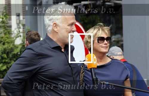 Amsterdam 22 juli 2021
Herdenkingsdienst van Peter R de Vries in Carre . Broer Peter , Wouter de Vries met vrouw dochter en zoon