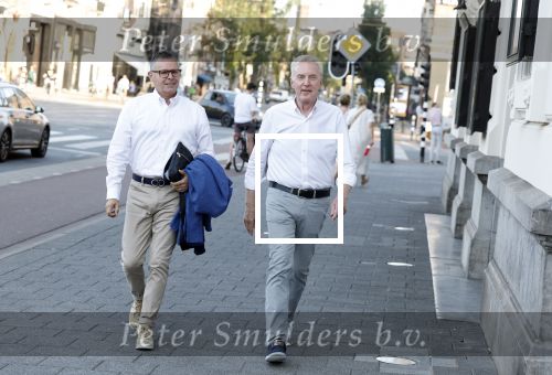 Amsterdam 19 juli 2022
Laatste optreden Willeke Albertri in het concertgebouw. Binnenkomst gasten. Andre v Duin met partner Fernando Reyes