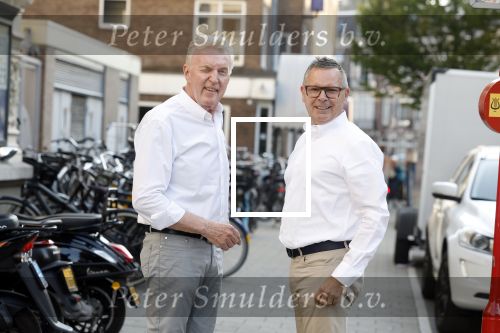 Amsterdam 19 juli 2022
Laatste optreden Willeke Albertri in het concertgebouw. Binnenkomst gasten. Andre v Duin met partner Fernando Reyes