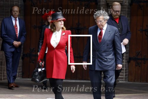 Laren 2 juni 2022
Begrafenis / dienst van Willibrord Frequin in de Sint Jansbasiliek in Laren . Barbara Plugge met man