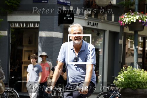Amsterdam 2 juli 2022
Bert Kuizenga op zijn fiets in Amsterdam zuid