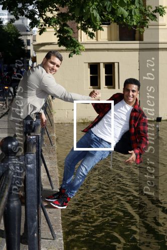 Den Haag 1 juni 2022
Boer Ayoub bij de hofvijver. Ayoub met Bilal Yakhlaf