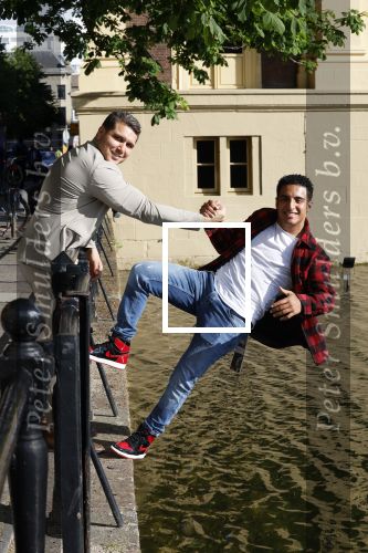 Den Haag 1 juni 2022
Boer Ayoub bij de hofvijver. Ayoub met Bilal Yakhlaf
