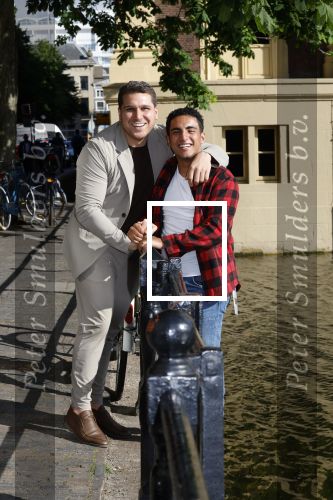 Den Haag 1 juni 2022
Boer Ayoub bij de hofvijver. Ayoub met Bilal Yakhlaf