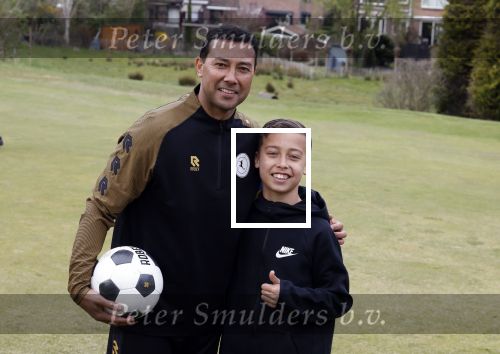 Rotterdam 30 maart 2022
Voetgolf tournooi van Life after Footbaal LAF op golfbaan SEVE in Rotterdam. Denny landzaat kwam met zijn zoon
