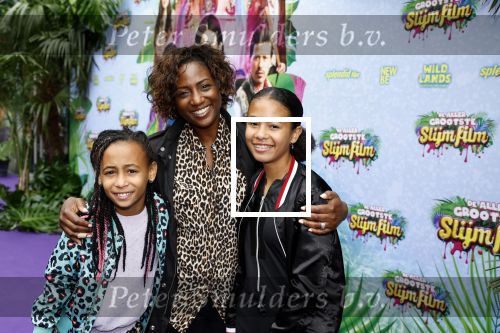Amsterdam 3 juli 2022
Premiere de Grote slijmfilm in pathe Arena .
Edsilia Rombley kwam met haar dochters