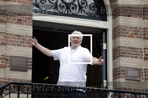 Hilversum 25 juni 2022
Ernst daniel Smid met zijn vriendin en zijn zwangere dochter Coosje