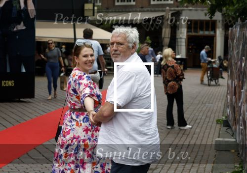 Hilversum 25 juni 2022
Ernst daniel Smid met zijn vriendin en zijn zwangere dochter Coosje